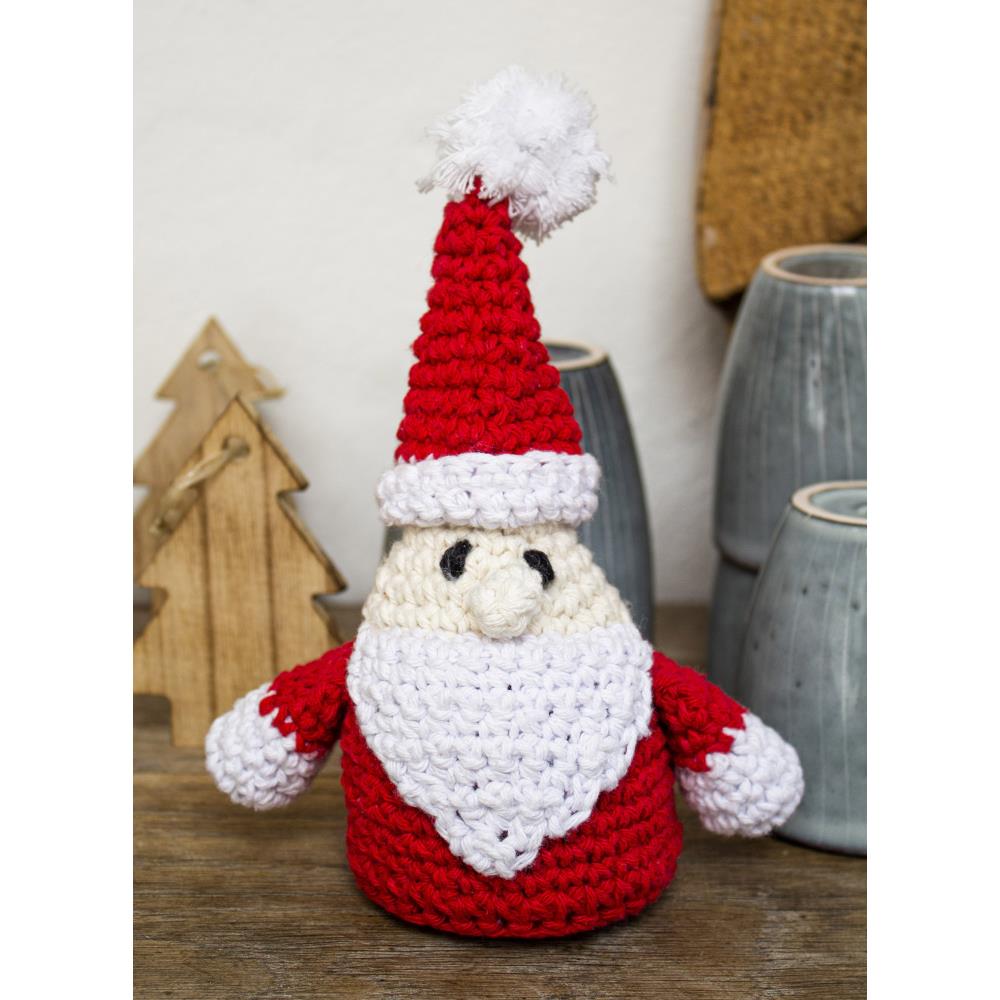 Christmas Crochet Kit, DIY Crochet Ornament Kit, Amigurumi Kit