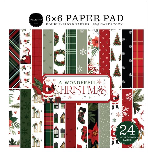 Carta Bella - A Wonderful Christmas 6x6 Pattern Paper Pad