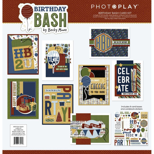 Birthday Bash Cardmaking Card Kit - Photoplay Paper