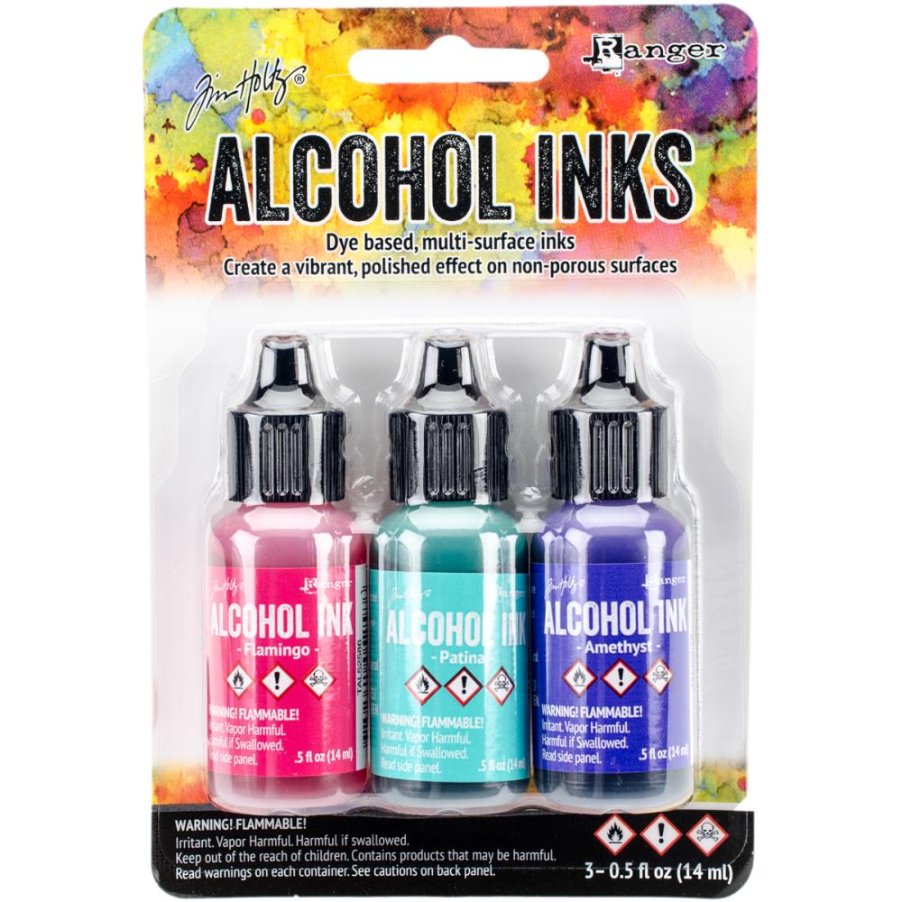 Tim Holtz Alcohol Ink .5 Ounce 3 Pack - Beach Deco - Ranger