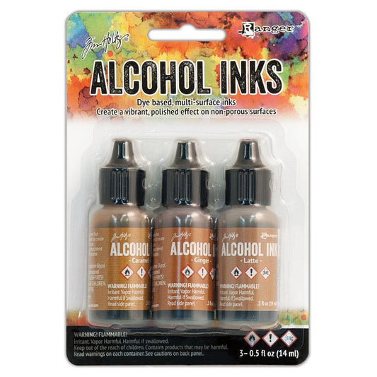 Tim Holtz Alcohol Ink .5 Ounce 3 Pack - Cabin Cupboard - Ranger