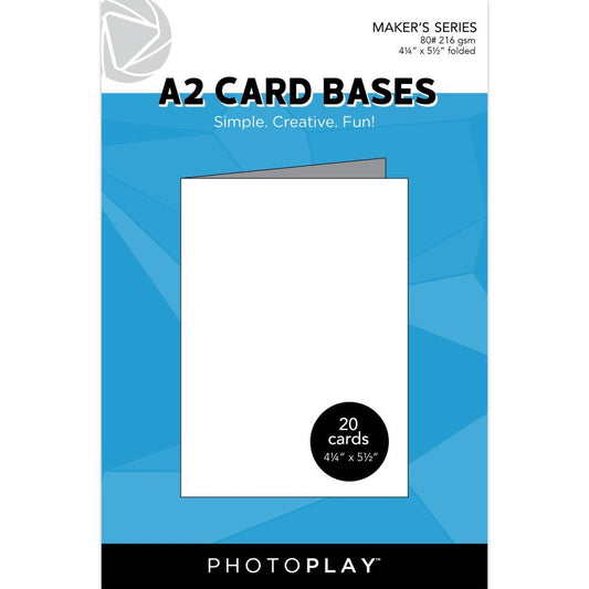 Photoplay A2 Card Bases 20/Pkg 80#