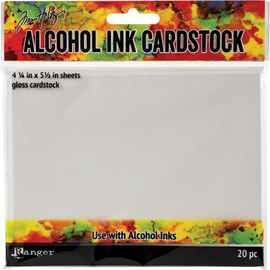 Tim Holtz Adirondack Alcohol Ink Cardstock 20/Pkg - Ranger