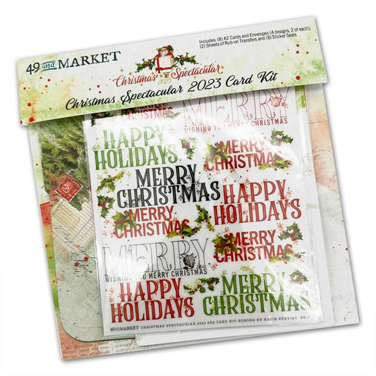 Christmas Spectacular 2023 Card Kit - 49 And Market - Cardmaking