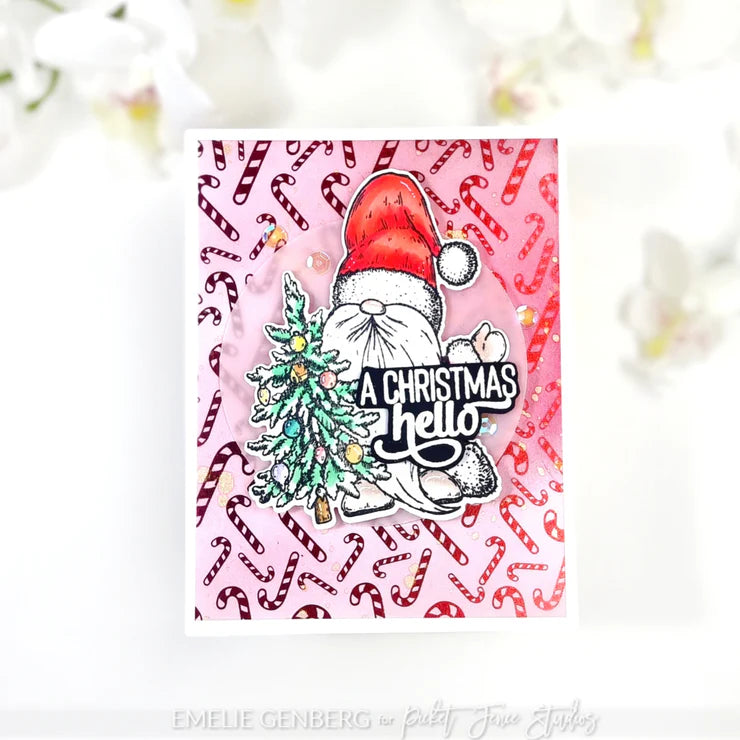 Christmas Goodies Fabulous Foiling Toner Card Fronts Cardstock  - Picket Fence Studios