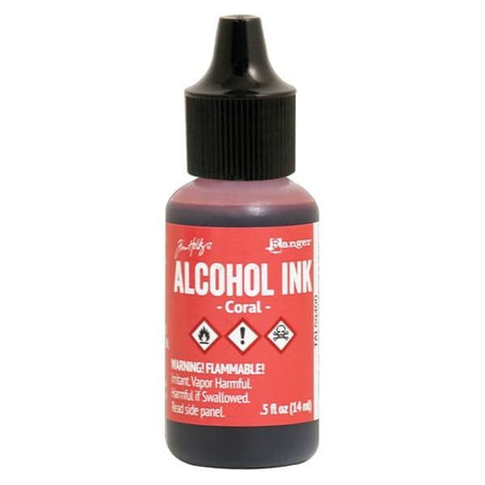 Tim Holtz Alcohol Ink .5 Ounce Coral - Ranger