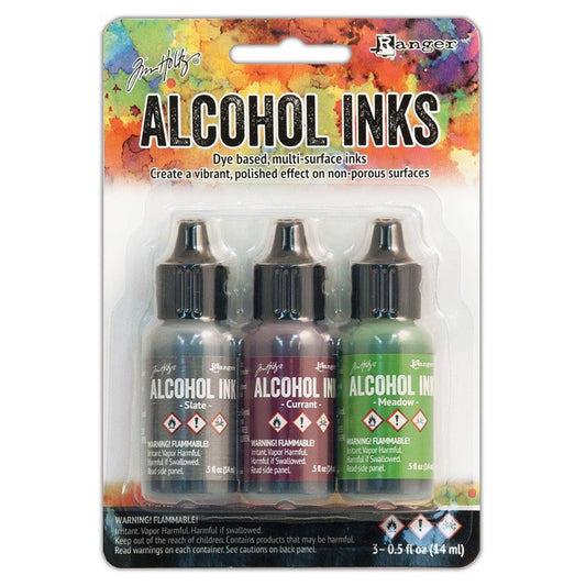 Tim Holtz Alcohol Ink .5 Ounce 3 Pack - Cottage Path - Ranger