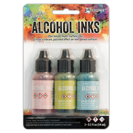 Tim Holtz Alcohol Ink .5 Ounce 3 Pack - Countryside - Ranger