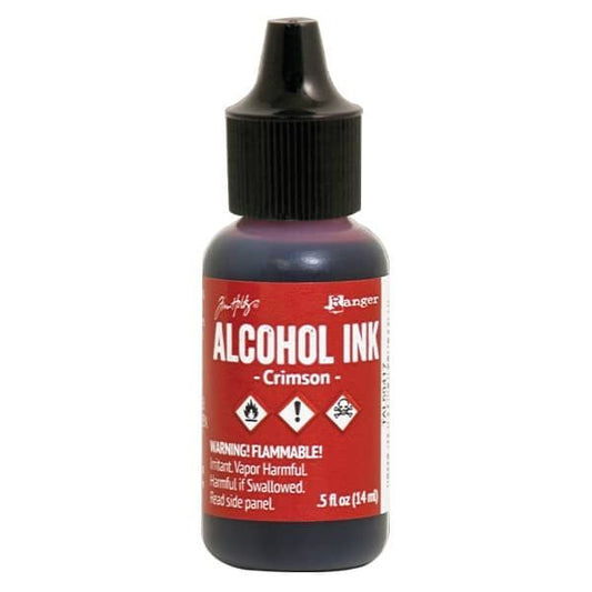 Tim Holtz Alcohol Ink .5 Ounce Crimson - Ranger