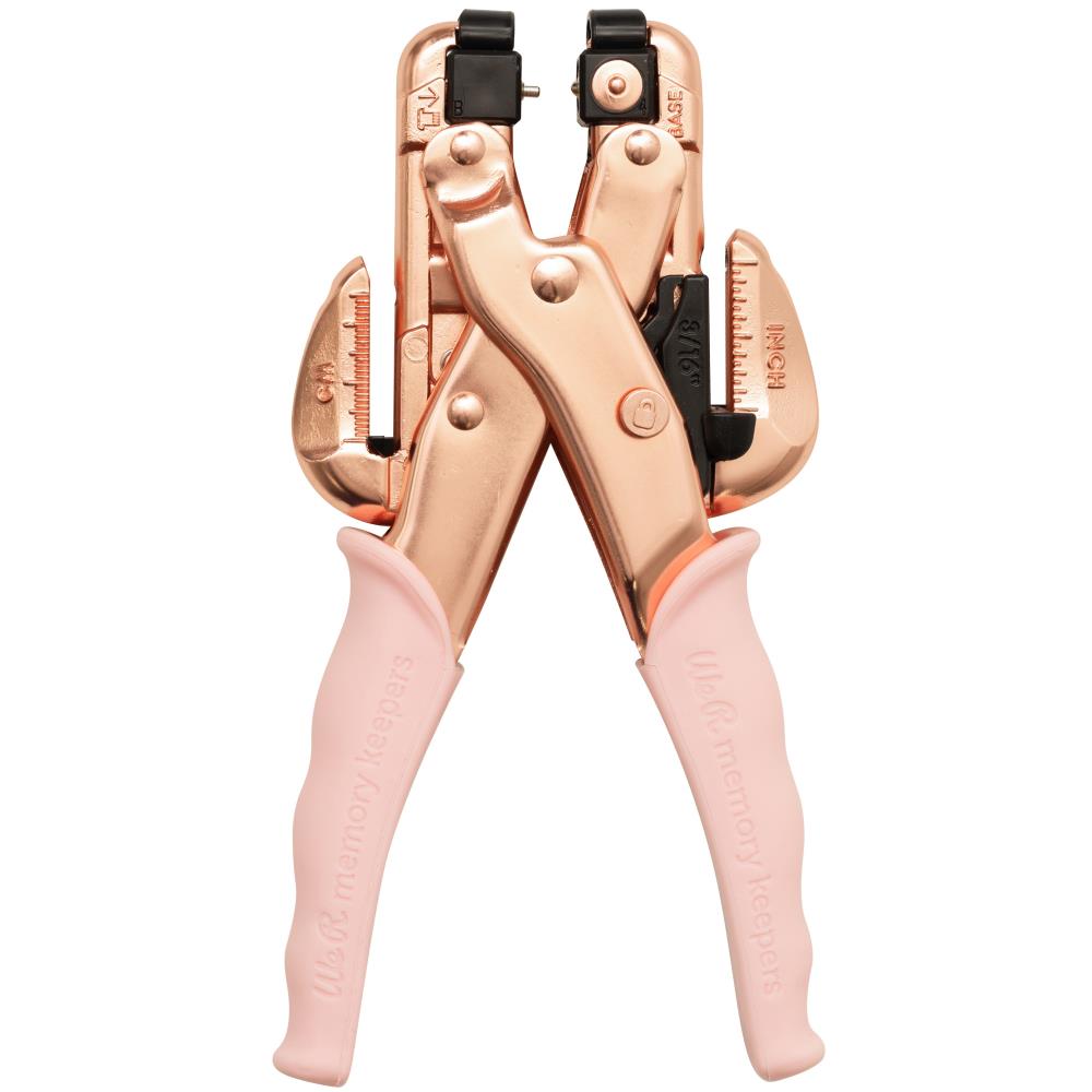 Crop-A-Dile Hole Punch and Eyelet Setter Tool Rose Gold  - We R Memory Keepers