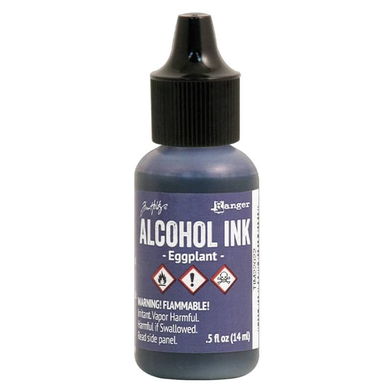 Tim Holtz Alcohol Ink .5 Ounce Eggplant - Ranger