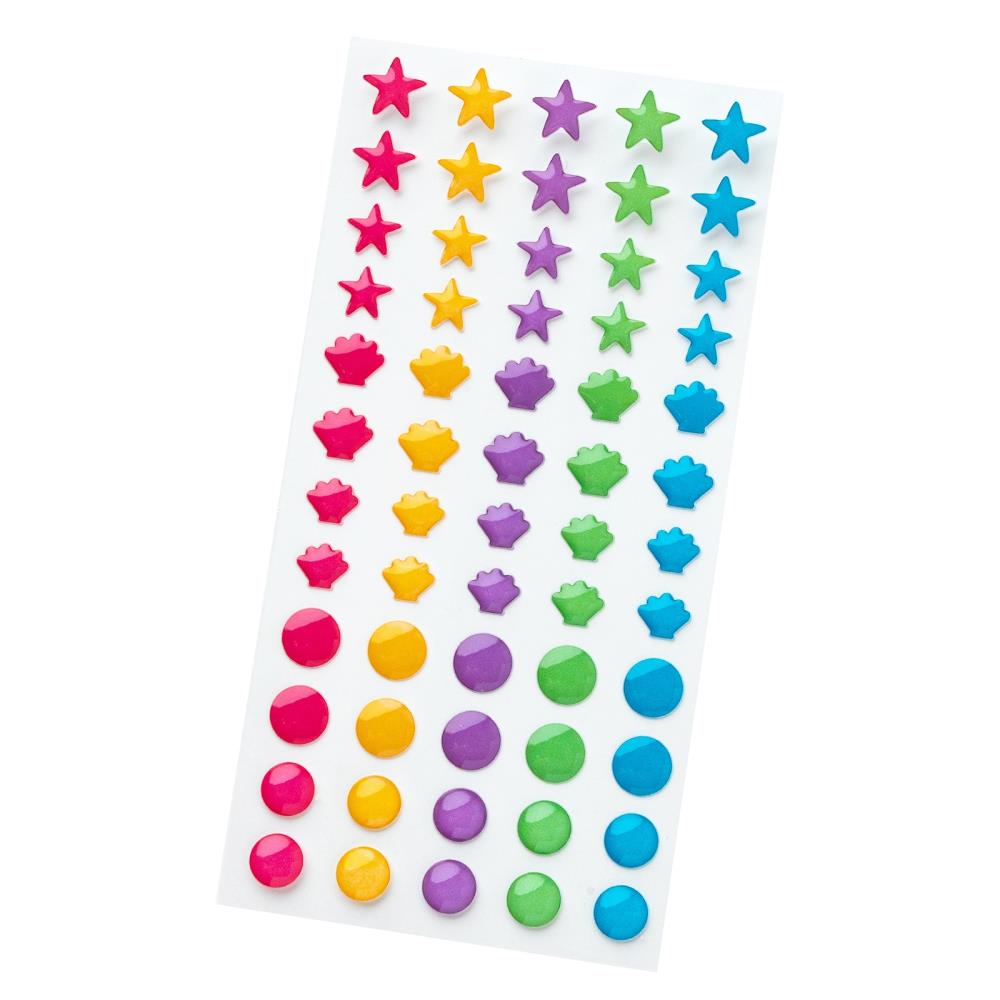 Fun in the Sun Enamel Dots - Pebbles by American Crafts