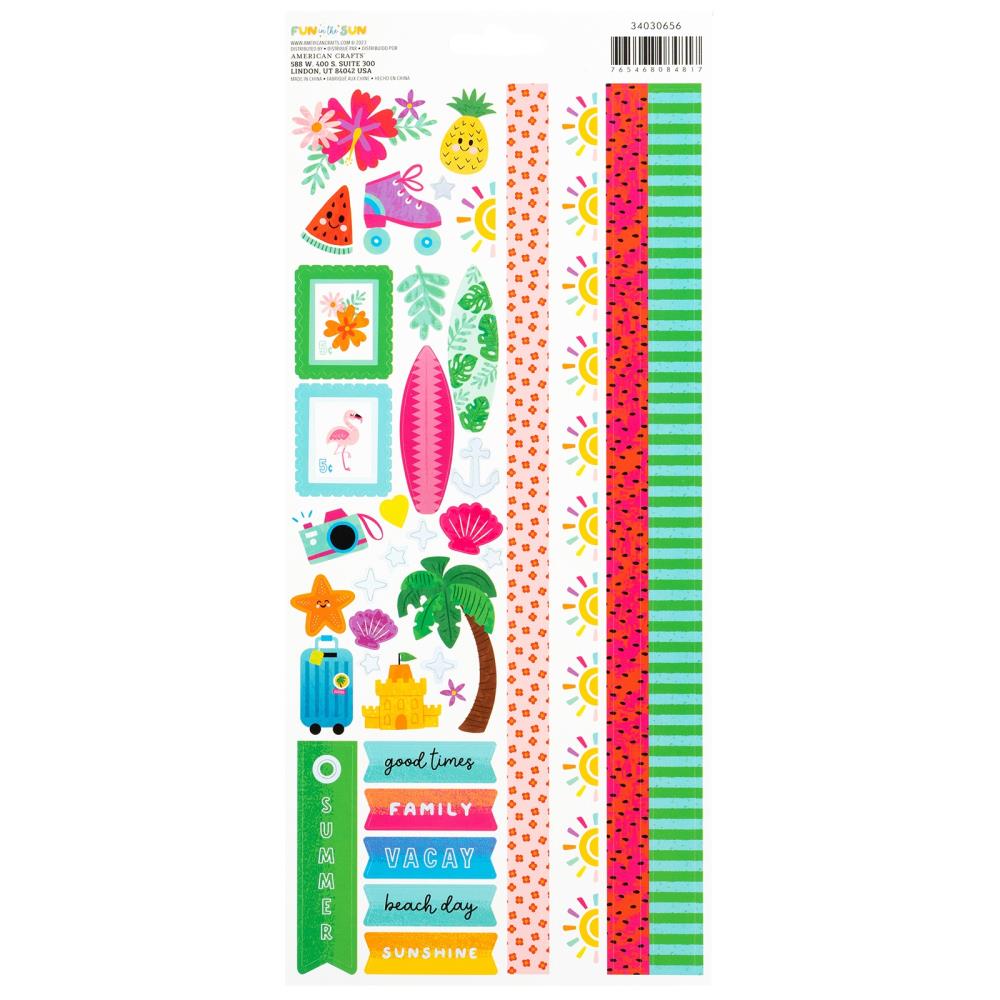 Fun in the Sun Cardstock Stickers 6x12 - Pebbles by American Crafts (Copy)