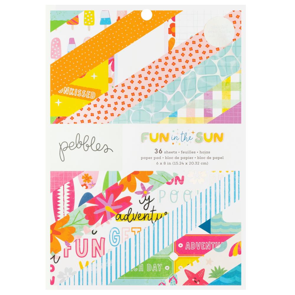Fun in the Sun Holographic Foil 6x8 Paper Pad - Pebbles by American Crafts (Copy)