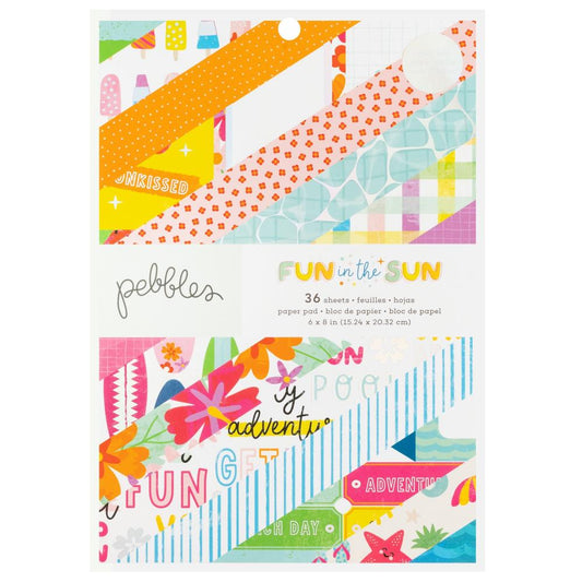 Fun in the Sun Holographic Foil 6x8 Paper Pad - Pebbles by American Crafts (Copy)