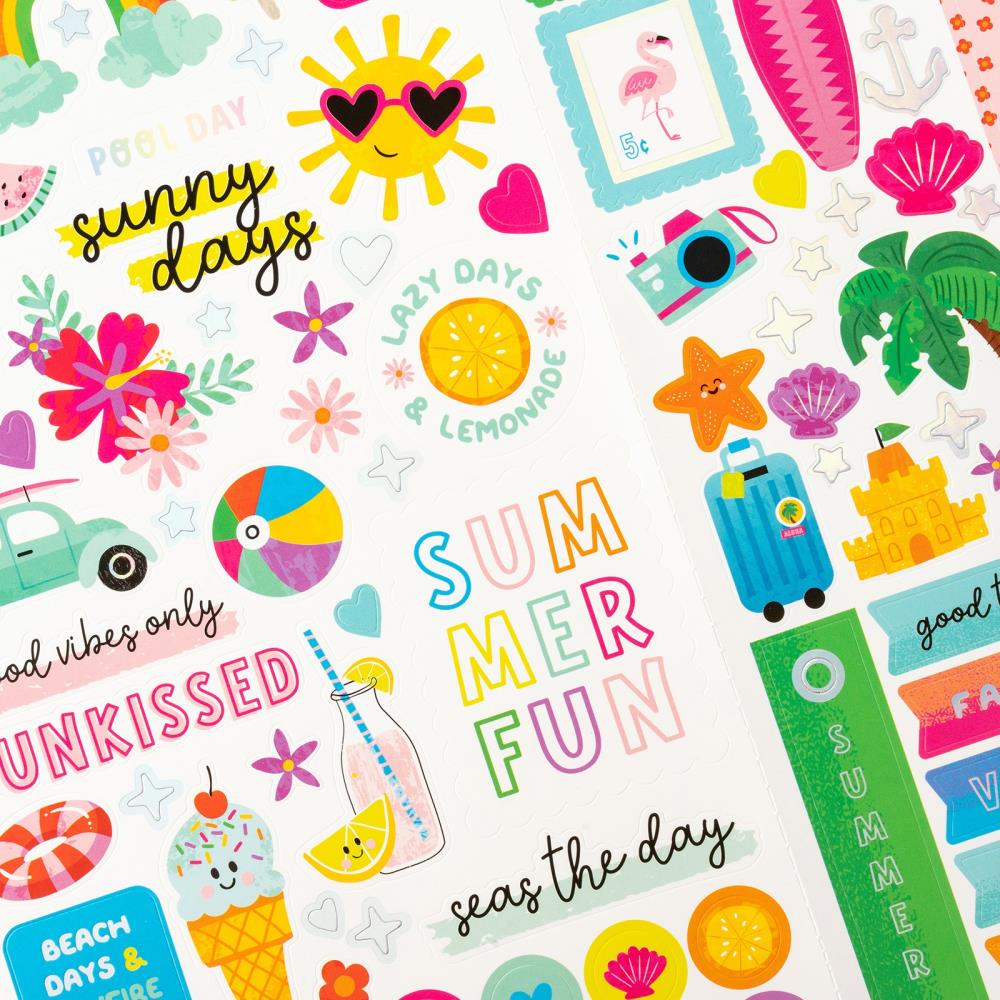 Fun in the Sun Cardstock Stickers 6x12 - Pebbles by American Crafts (Copy)
