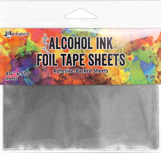 Tim Holtz Alcohol Ink Foil Tape Sheets 4.25 x 5.5 - Ranger