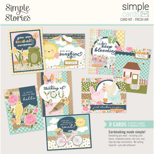 Simple Cards Fresh Air -Simple Stories Card Kit