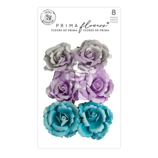 Aquarelle Dreams Glory Mulberry Paper Flowers by Prima