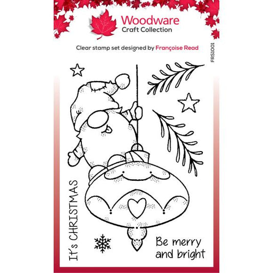 Funtime Gnome 4x6 Clear Stamp Set Woodware Craft Collections - Creative Expressions