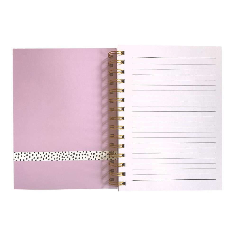 Good Vibes Paper House Spiral Notebook Journal 6.5x8
