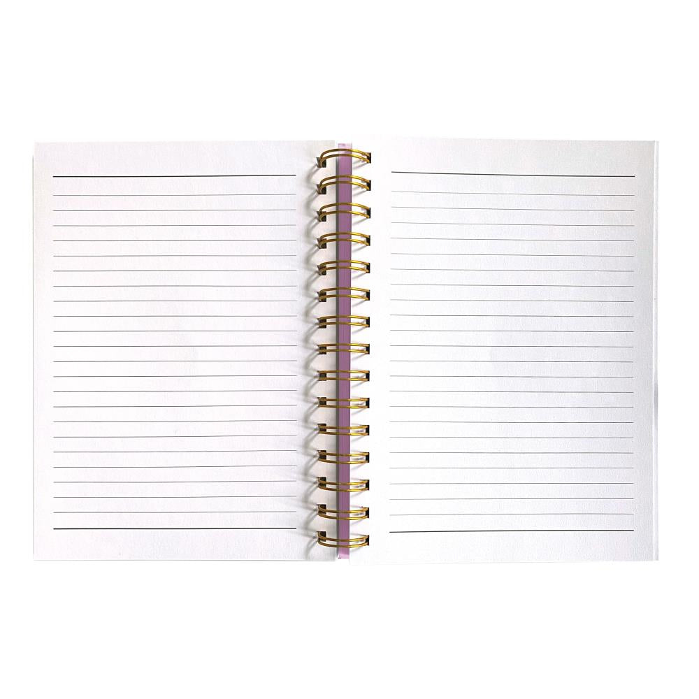Good Vibes Paper House Spiral Notebook Journal 6.5x8
