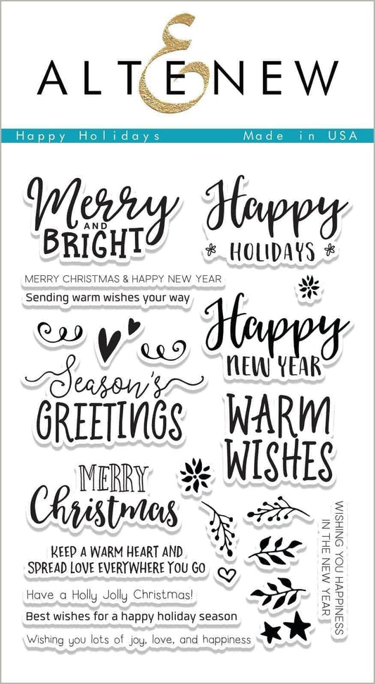Altenew - Happy Holidays Stamp Set