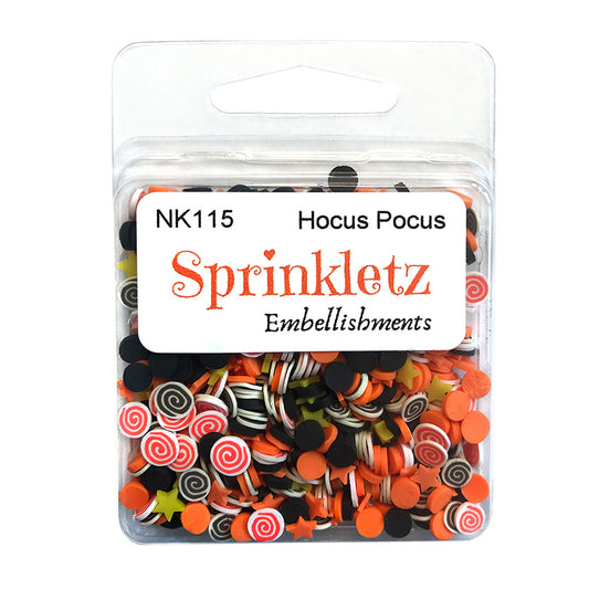 Hocus Pocus Halloween Sprinkletz Embellishments for Crafts by Buttons Galore