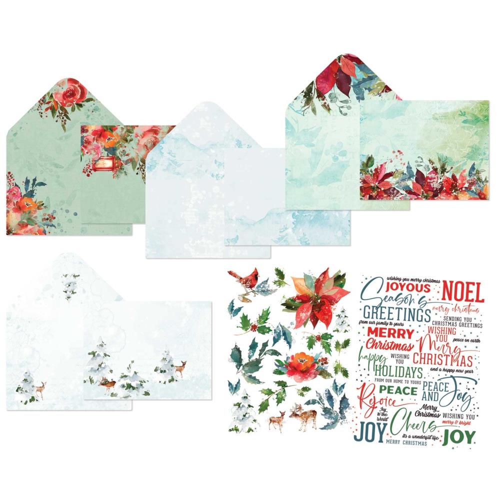 ARToptions Holiday Wishes Card Kit - 49 And Market - Cardmaking