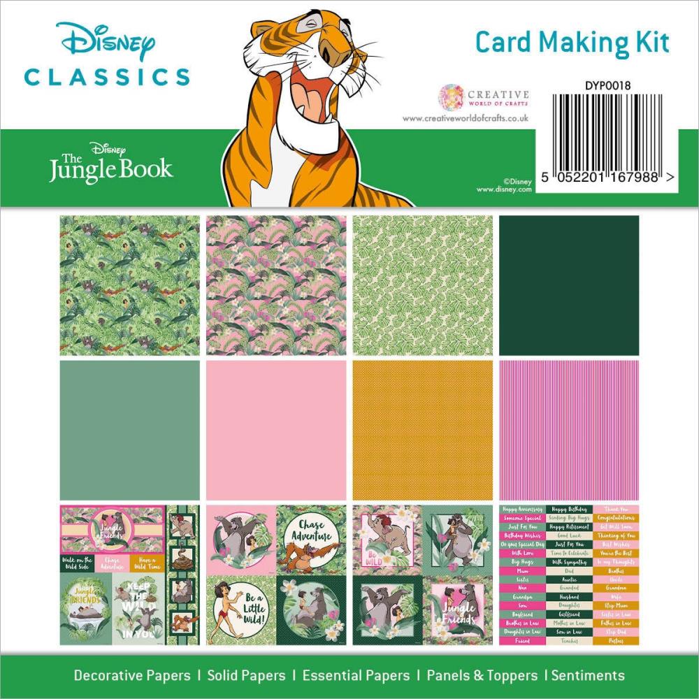 Creative Expressions The Jungle Book Creative World Of Crafts Disney Card Making Kit