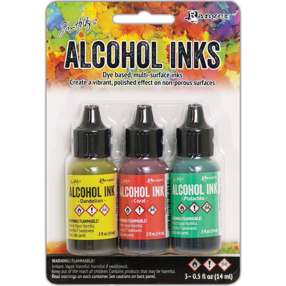 Tim Holtz Alcohol Ink .5 Ounce 3 Pack - Key West - Ranger