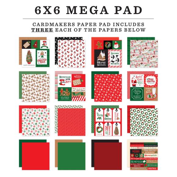 Carta Bella Christmas Cheer 6x6 Mega Pattern Paper Pad