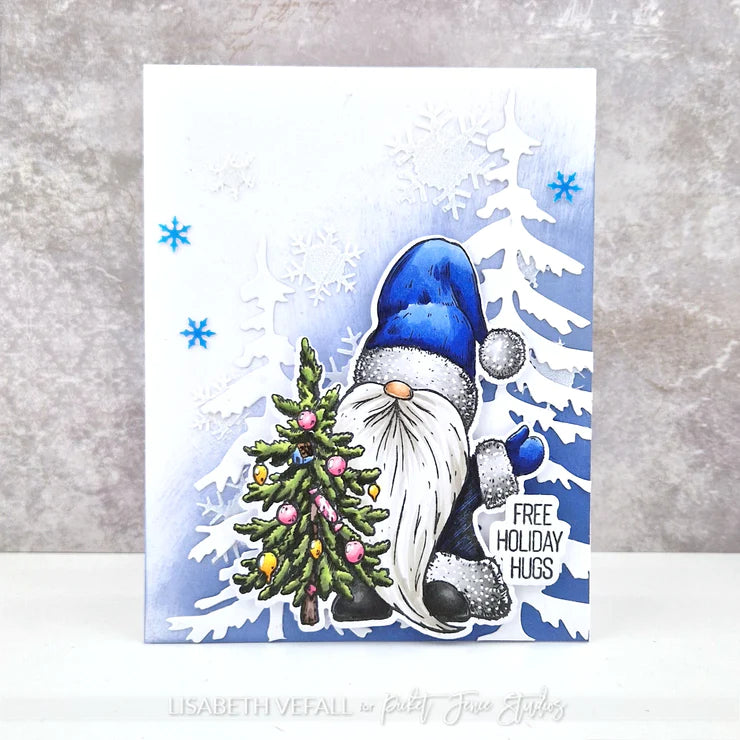 Merry Good Gnome Clear Stamps by Picket Fence Studios