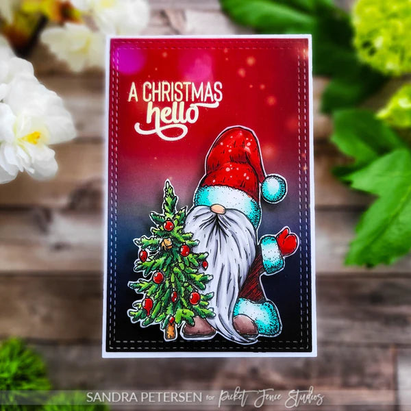 Merry Good Gnome Clear Stamps by Picket Fence Studios