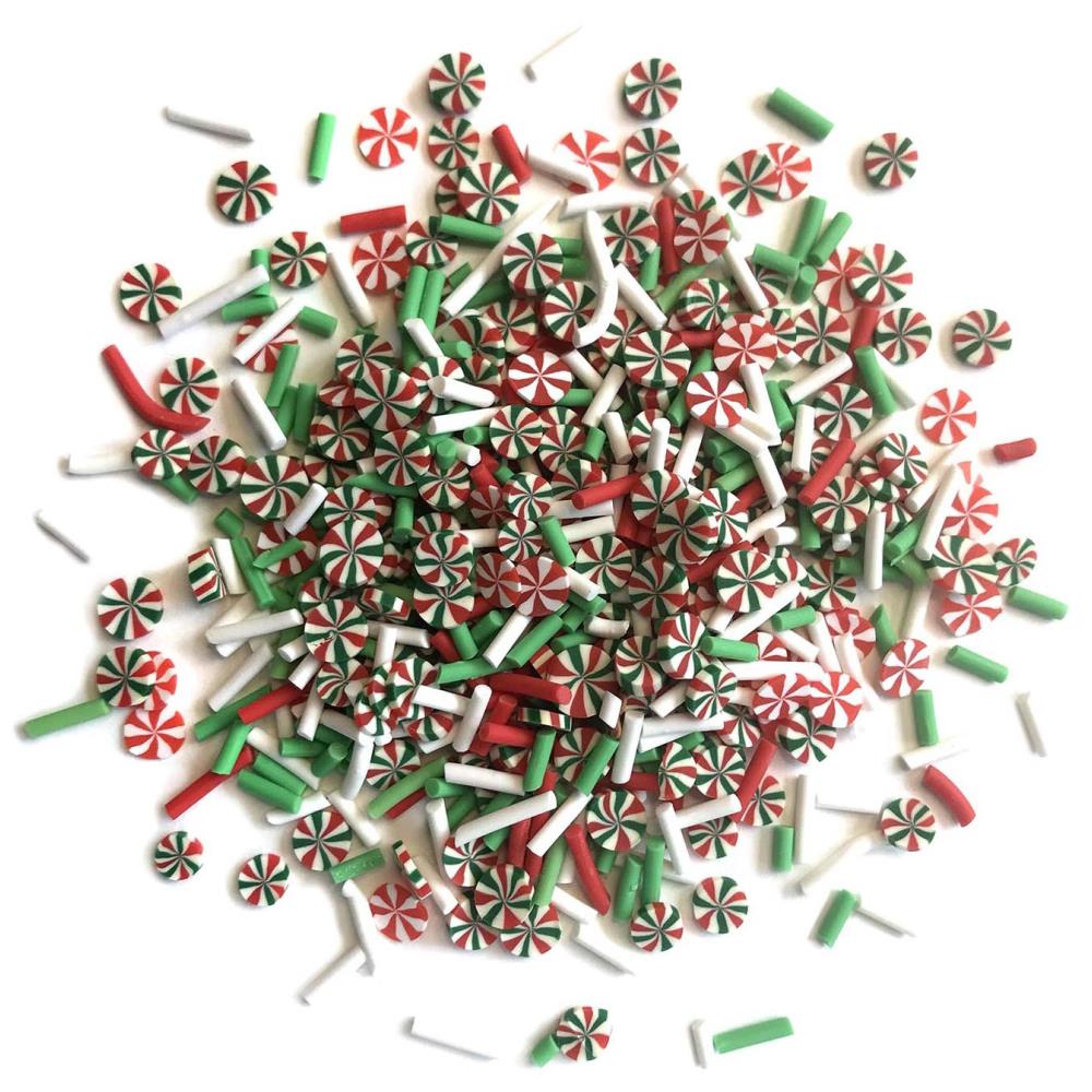 Merry and Bright Christmas Holiday Sprinkletz Embellishments for Crafts by Buttons Galore