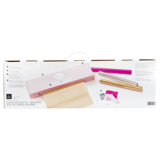 Heidi Swapp Minc Glitter Sheets 6X8 4/Pkg-Pink 