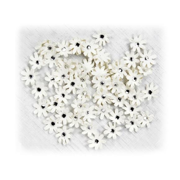 Little Birdie Handmade Florettes Flowers Beaded Micro Moon Light 60 per Package