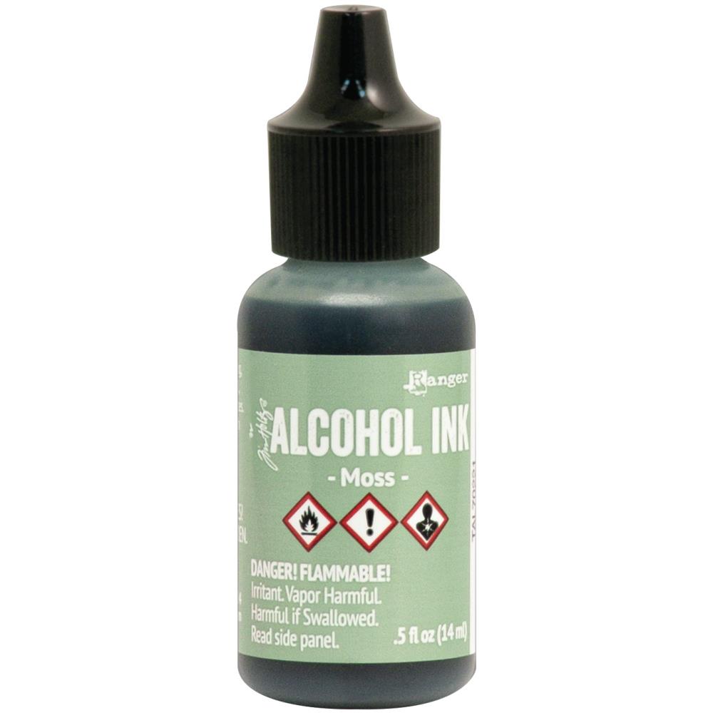 Tim Holtz Alcohol Ink .5 Ounce Moss - Ranger