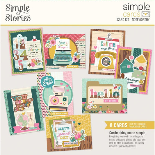 Simple Cards Noteworthy -Simple Stories Card Kit