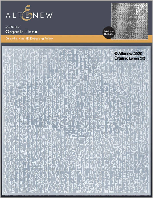 Altenew Organic Linen 3D Embossing Folder