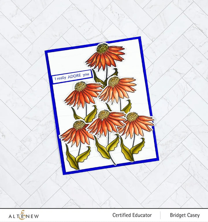 Altenew - Playful Wildflower Complete Bundle - Stamp-Die Stencil -Embossing Folder