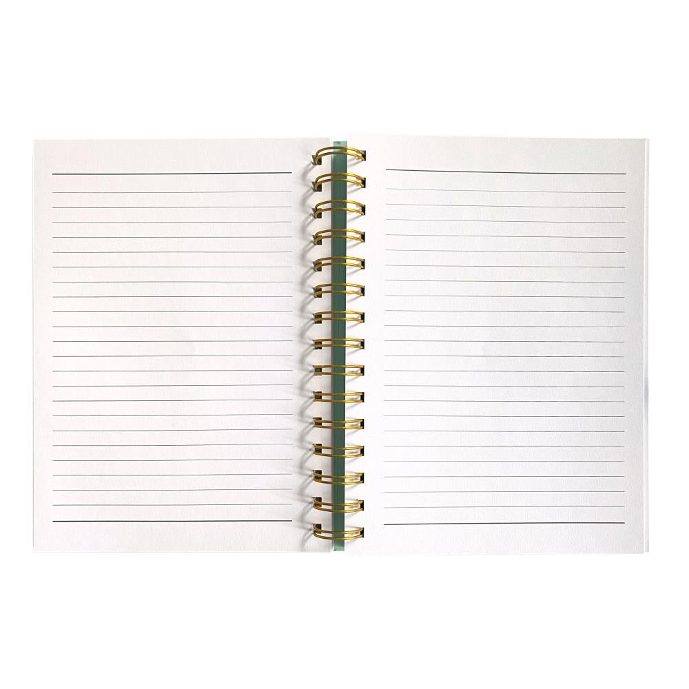 Rainbow Shelves Paper House Spiral Notebook Journal