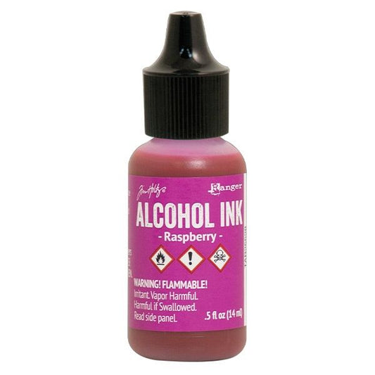 Tim Holtz Alcohol Ink .5 Ounce Raspberry - Ranger