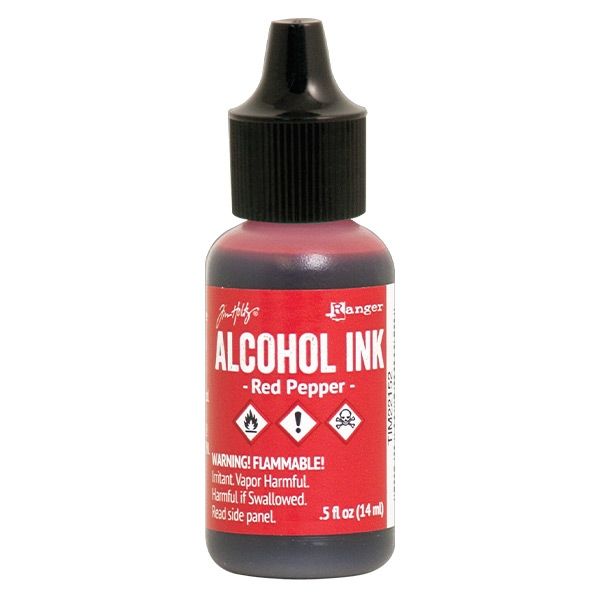 Tim Holtz Alcohol Ink .5 Ounce Red Pepper - Ranger