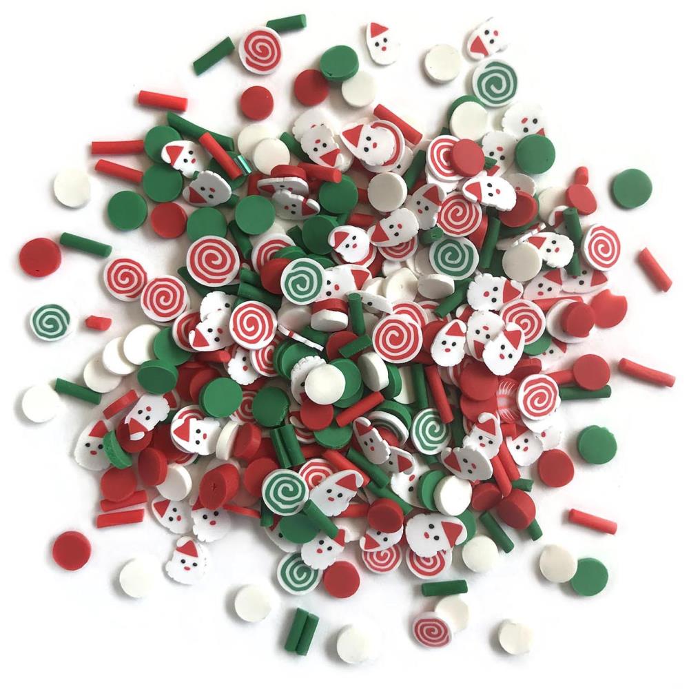 Saint Nick Santa Christmas Holiday Sprinkletz Embellishments for Crafts by Buttons Galore