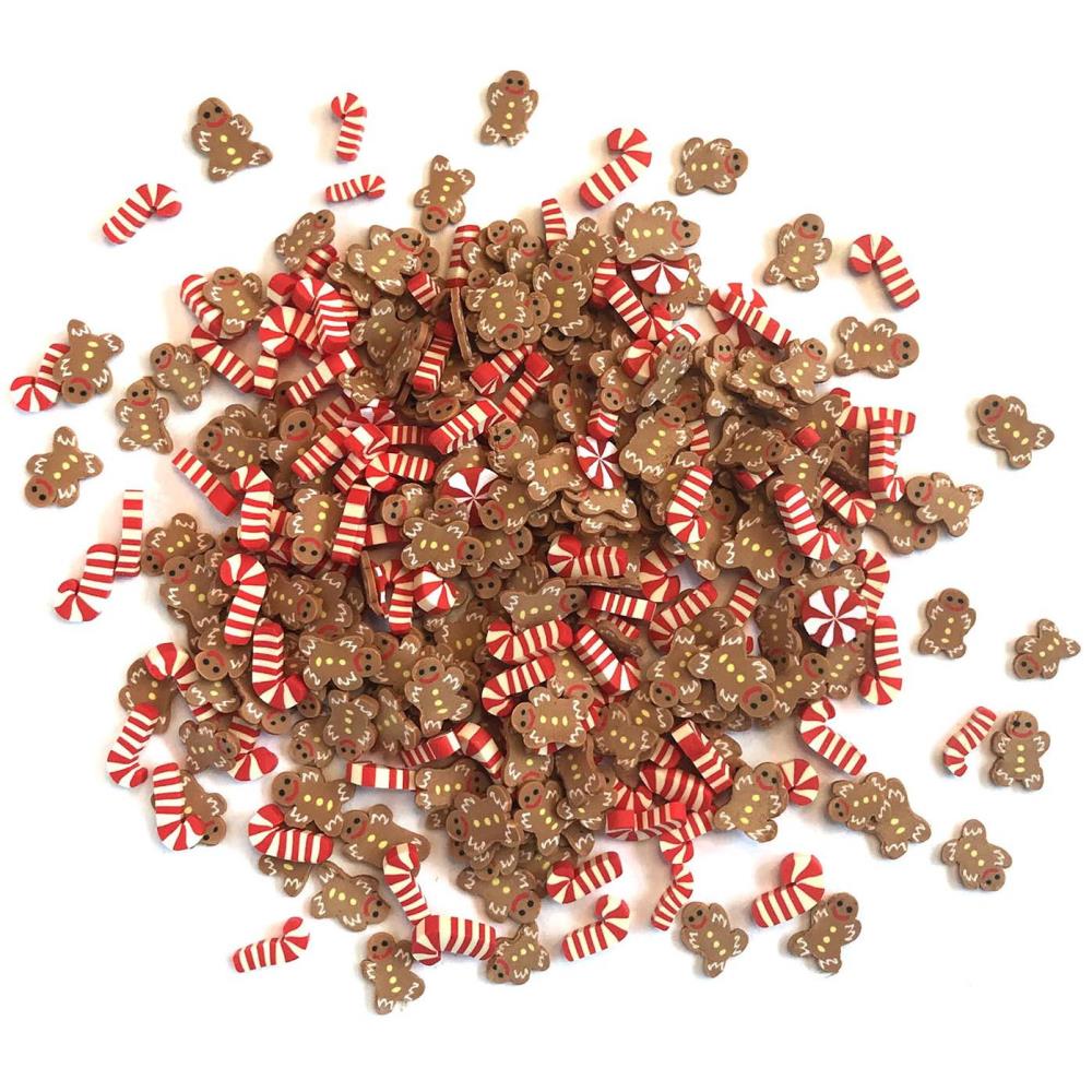 Santa's Treats Christmas Holiday Sprinkletz Embellishments for Crafts by Buttons Galore
