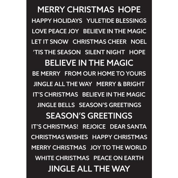 Wordies Season's Greetings Sentiment Sheets Toner Foilable by Creative Expressions