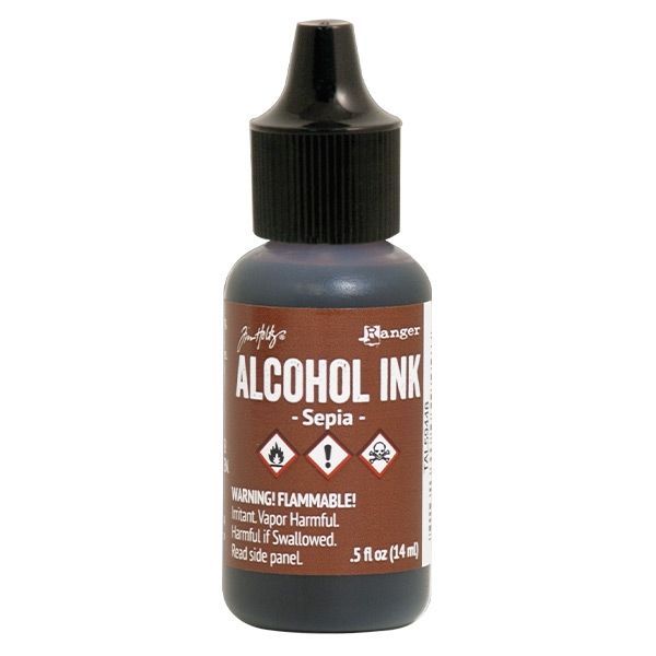 Tim Holtz Alcohol Ink .5 Ounce Sepia - Ranger