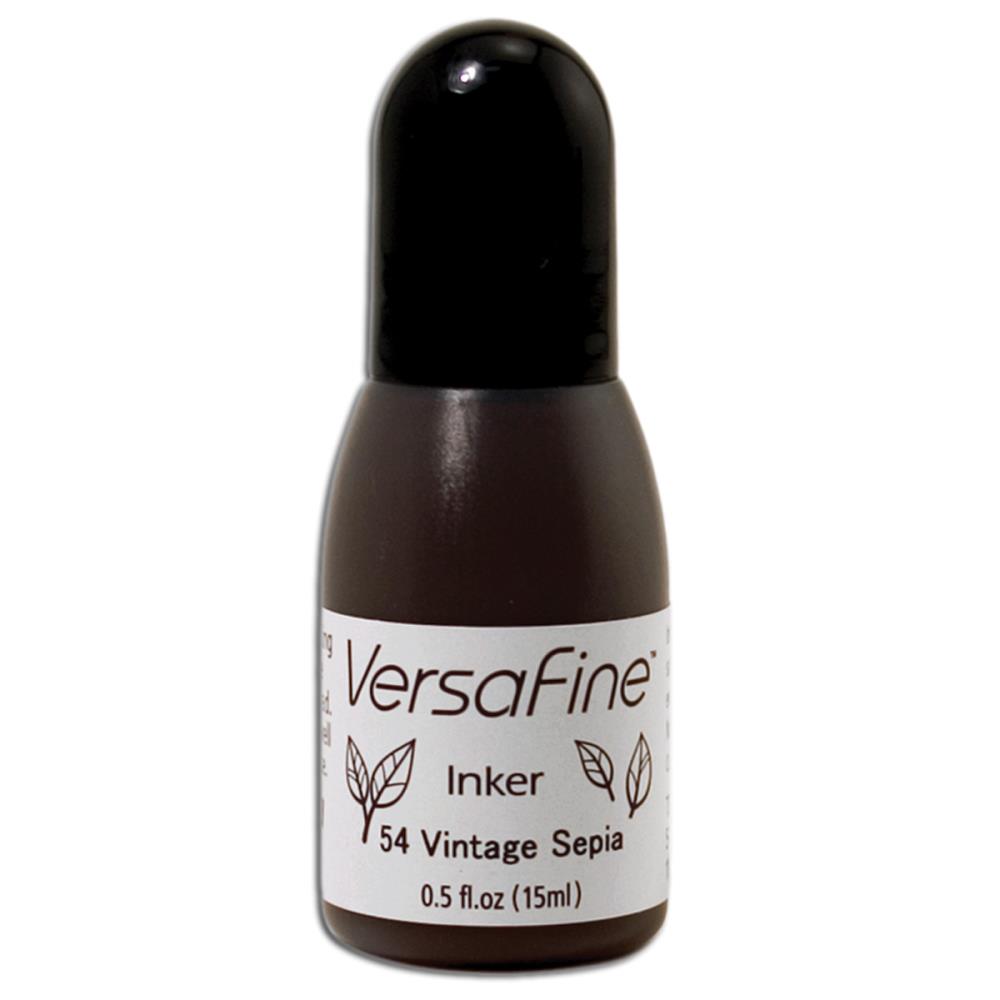 VersaFine Pigment Ink Refill 5 oz. - Vintage Sepia - Tsukineko