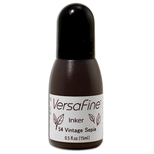 VersaFine Pigment Ink Refill 5 oz. - Vintage Sepia - Tsukineko